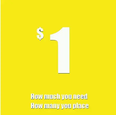 

Extra Fee / Additional Pay on Your Order