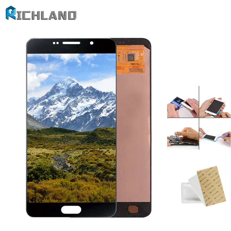 

5.5'' OLED A710 LCD for SAMSUNG Galaxy A7 2016 LCD Display A7100 A710F A710 LCD Touch Screen Digitizer For Samsung A710 LCD