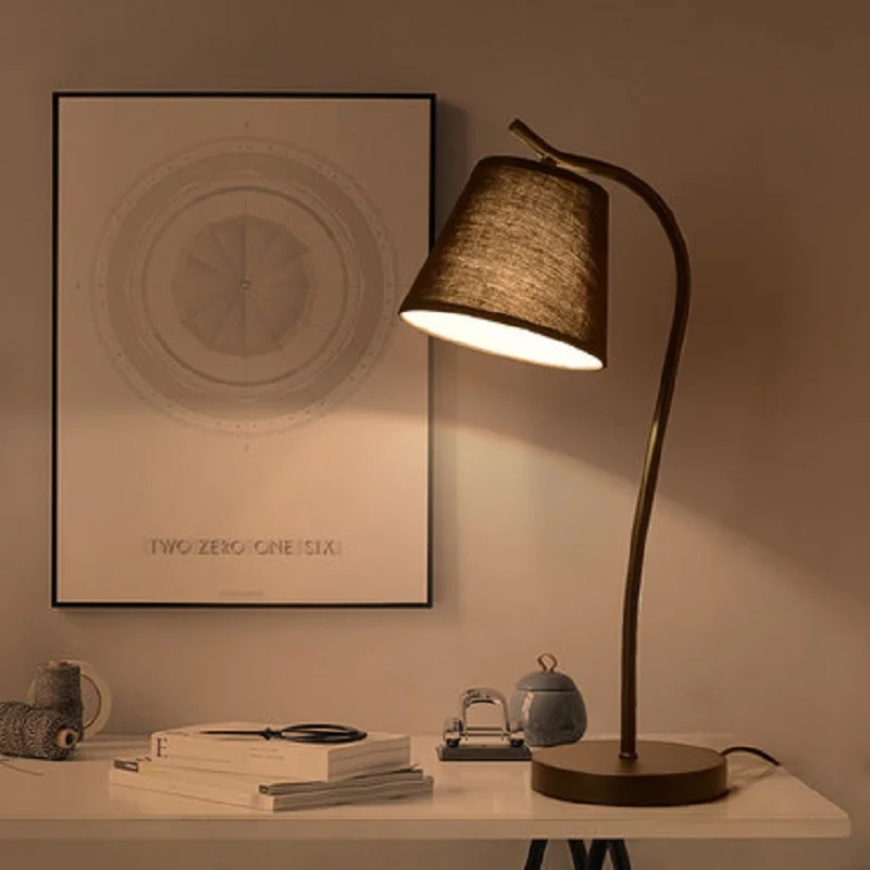 

E27 Lampbulb LED Table Lights Warm Creative Simple Modern Decoration Luminary Bedside Bedroom Study Living Dining Room Lighting