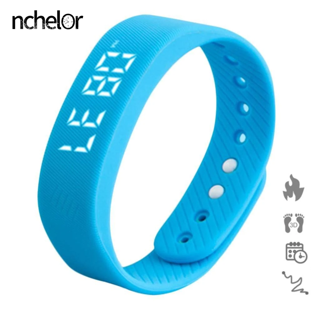 

Smart Bracelet Pedometer Activity Tracker LED Display Multifunction Outdoor Sport Fashion Wristband Fitness Watch for Man Woman