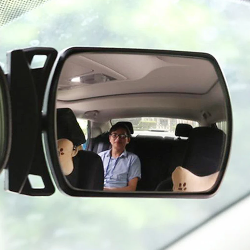 Автомобильное зеркало заднего вида на заднее сиденье для детского мини-безопасности выпуклые зеркала Детский Монитор регулируемое автомобильное детское зеркало заднего вида