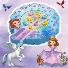 font b Disney b font PrinSofia the First Toy Musical Plastic Fishing Game Birthday Gifts
