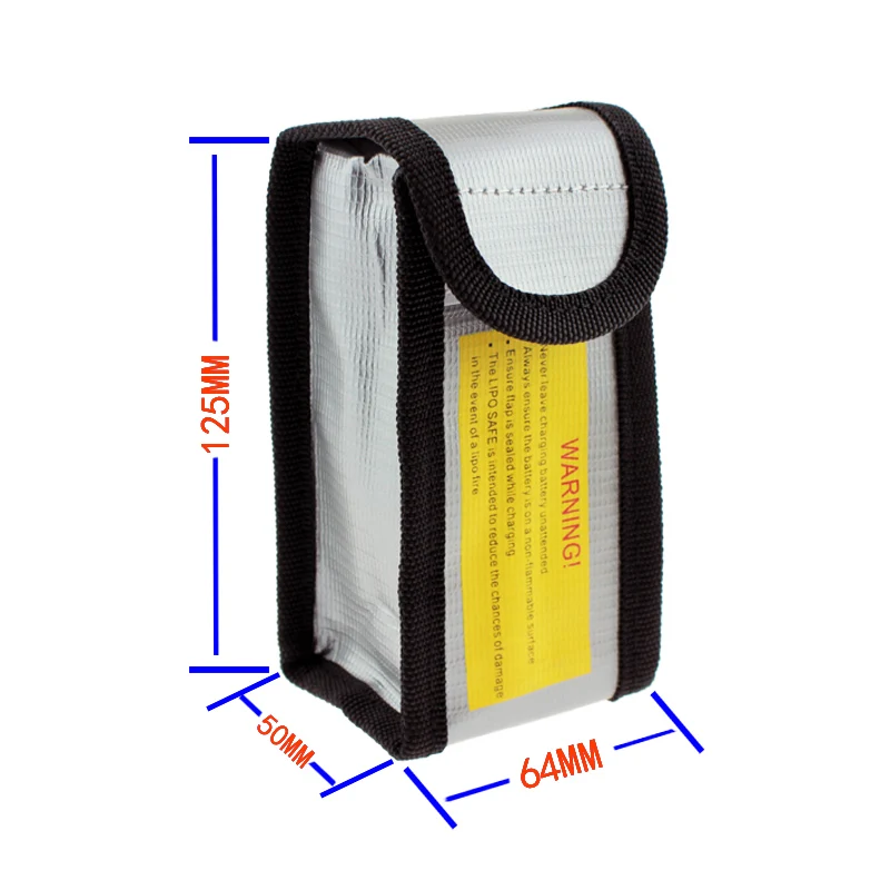 Многофункциональный Lipo аккумулятор взрывозащищенный мешок 125*64*50 мм защитный мешок для зарядки аксессуары для радиоуправления инструменты
