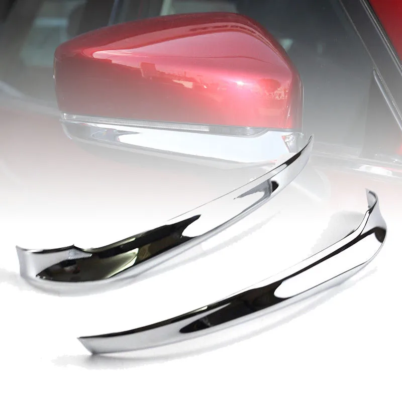 Newest Chrome Side Door Rearview Mirror Cover Trim Strip For Mazda CX-5 CX5 17-18