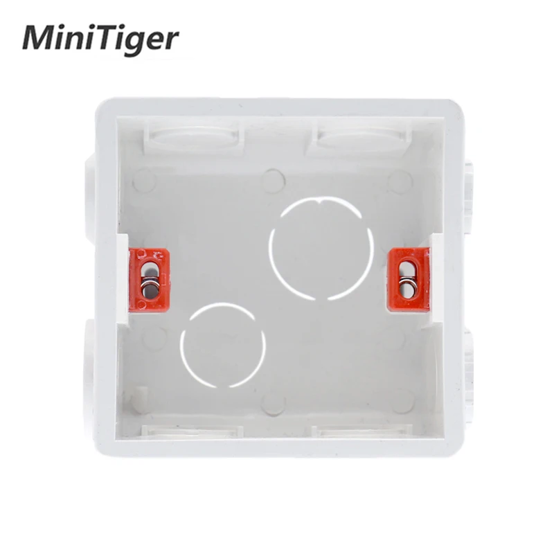 

Minitiger Adjustable Mounting Box Internal Cassette 86mm*83mm*50mm For 86 Type Touch Switch and Socket Wiring Back Box