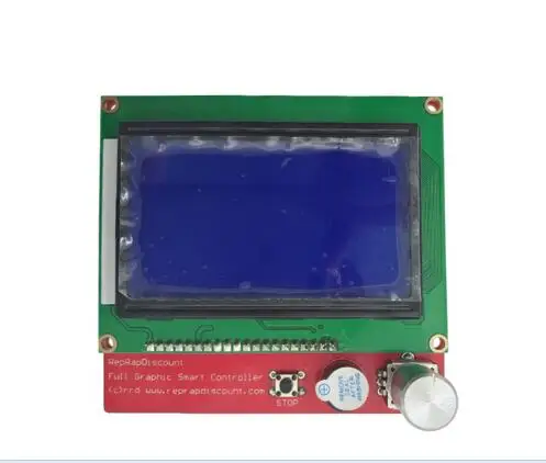 LCD12864 full Graphic smart controller Reprap display 3D printer Ramps1.4 LCD high quality 