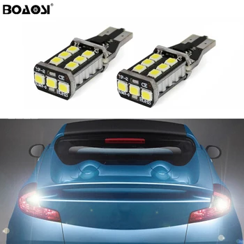 

BOAOSI 2x White Canbus LED 921 T15 W16W LED Car Reverse Light lamp For Renault Fluence Koleos Laguna III Laguna III Tourer