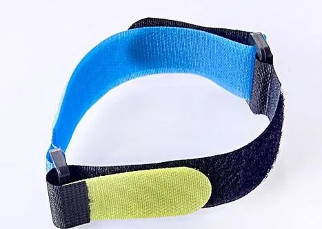 6pcslot 6 colors 200mm300mm400mm25mm Nylon T type Eyelet Holes back to back Velcro Cable Ties  (5)