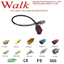 ВЧ-кабель/соединительный кабель/косички: FAKRA женский прямой к FME Женский прямой с кабель RG174