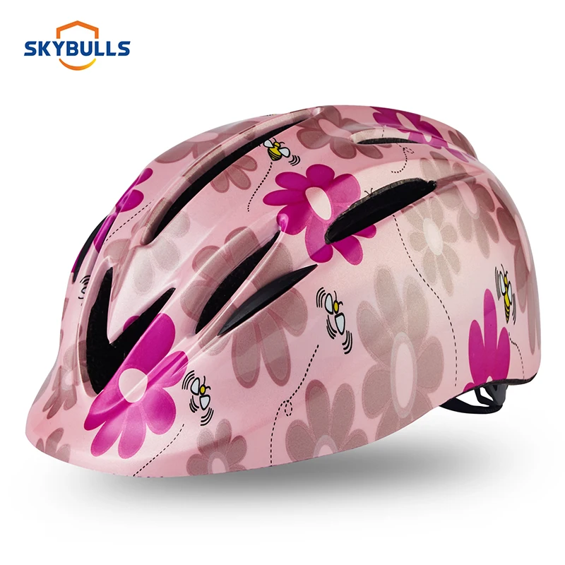 Skybulls MTB Child Helmet Sports Bike Helmet Kids Safety Kids Helmet Integrally-molded Bicycle Helmet for Children Ultralight - Цвет: D