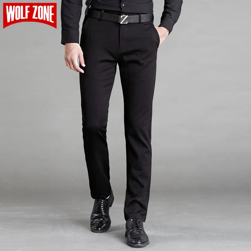 Aliexpress.com : Buy Hot Sale Winter Pants Men Black Business Casual ...