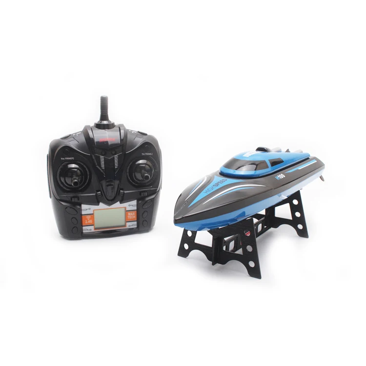 Tkkj h100 2.4 جرام rc قارب 180 درجة الوجه عالية السرعة الكهربائية rc سباق القوارب للحمامات ، البحيرات وخارجية مغامرة