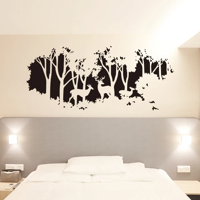 Woods Herten Wereldkaart Muursticker Art Wanddecoratie Stickers ... Woods Herten Wereldkaart Muursticker Art Wanddecoratie Stickers ...