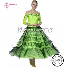 Последние индивидуальные бальные танцы платье для девочек на сцене B-13525