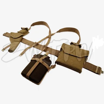 

WW2 BRITISH ARMY P37 OFFICER EQUIPMENT COMBINATION HOSTER BELT STRAP CANTEEN MILITARY SOLDIER COMBINATION