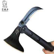 Топоры для охоты, топор, многофункциональный Томагавк, армейский, для охоты на природе и выживания, топор из нержавеющей стали с двумя концами, DAA004