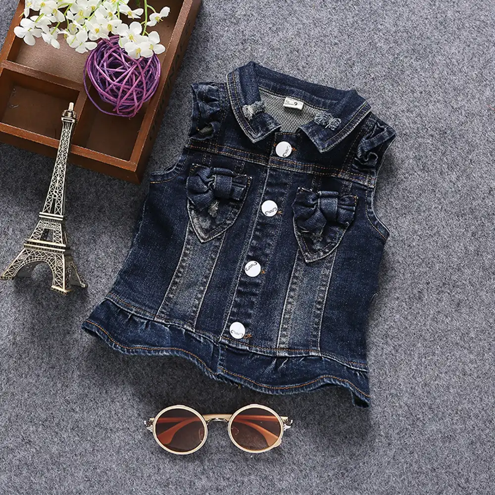 baby jean vest