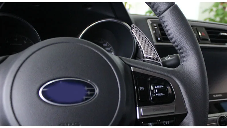 Адаптируйтесь к Subaru XV лес legacy outback Impreza BRZ аксессуары levorg наклейки из углеродного волокна Переключатели скоростей на руле sti
