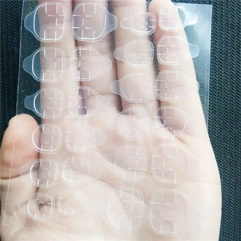 Double-side-Nail-Glue-Sticker-Waterproof-A-Piece-of-Jelly-Double-sided-Adhesive-Nail