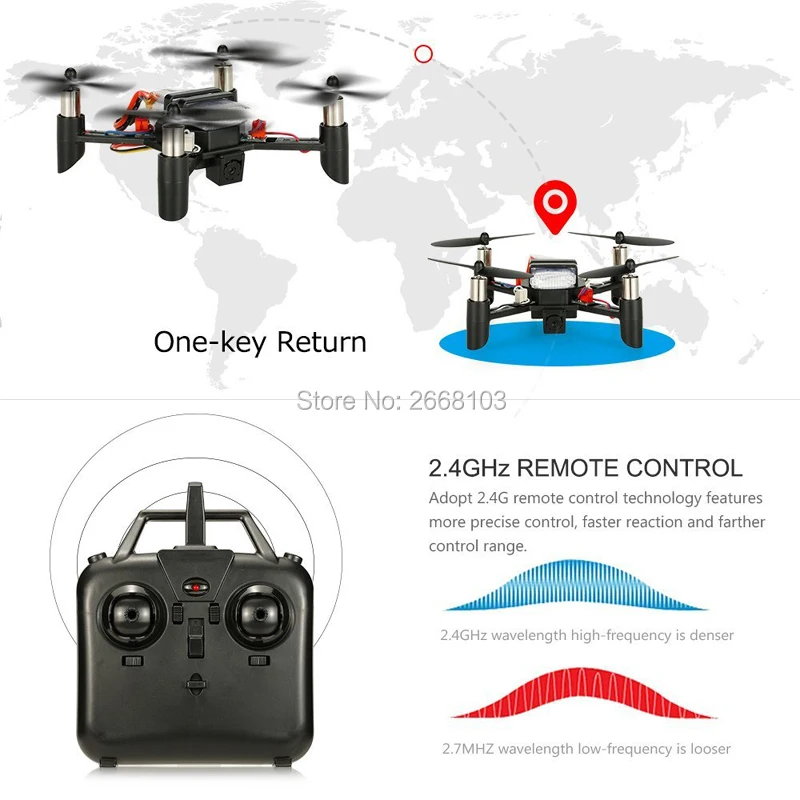 Original DM002 WIFI 5.8G FPV Camera Micro Dron Frame Helicopter DIY Drone 2.4G RC Quadcopter Headle
