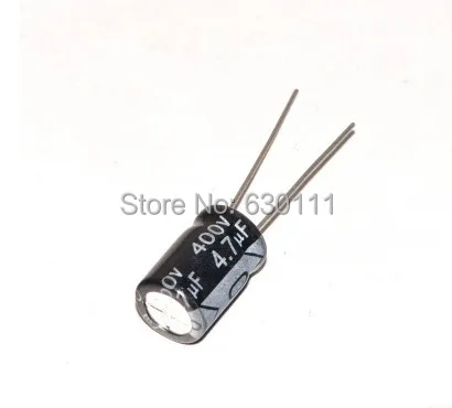 100 шт. 4 7 мкФ 400V электролитические конденсаторы 400V4.7UF 8X12mm | Электронные компоненты