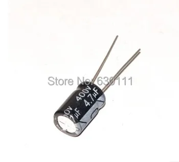 

100pcs 4.7UF 400V Electrolytic Capacitors 8X12mm