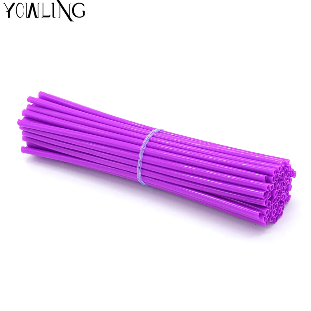 36 pieces Purple 36 шт. колесо spoke скины для велосипедных спиц Крышка для обода колеса обертывания для KTM SX EXC SX SXF SX-F EXCF XCW MX 250 350 450 500 525 yz250 WR450F - Цвет: 36 pieces Purple