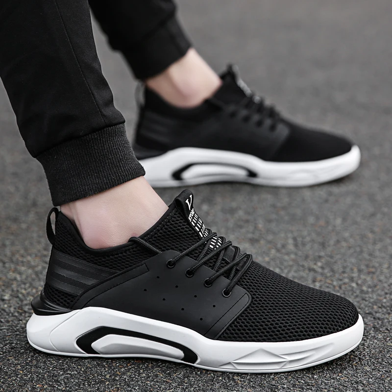 

Men's Casual Shoes Breathable Men Sneakers High Quality Comfortable Non-slip Walking Shoes 2019 Summer New