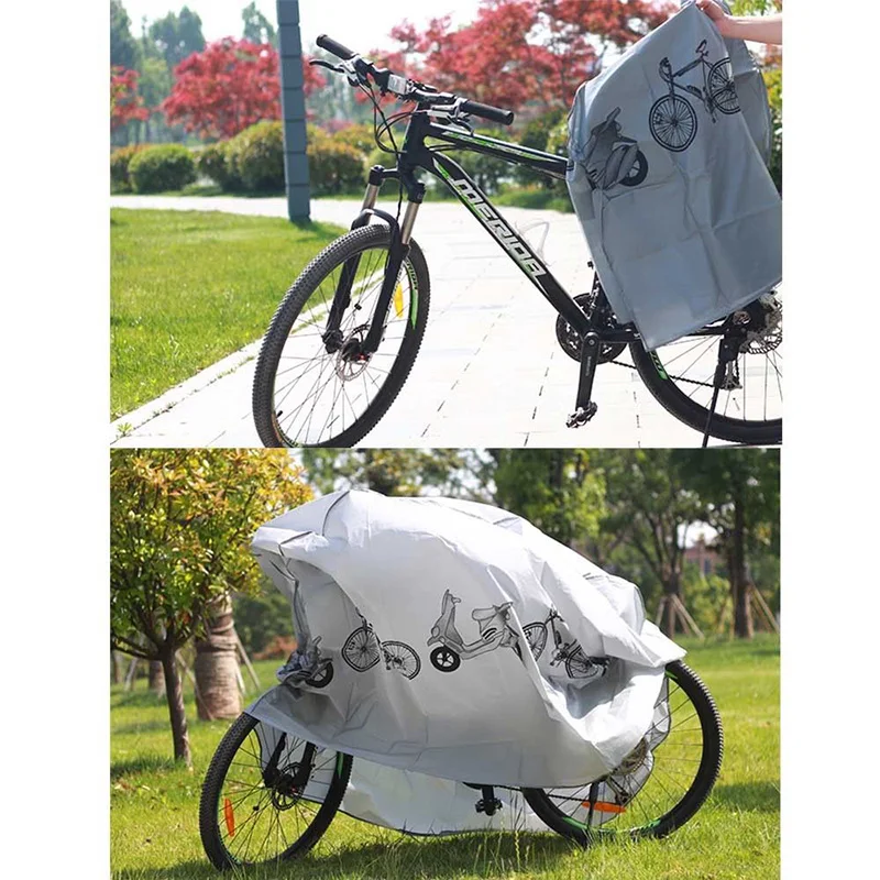 Водонепроницаемый велосипед дождь велосипед крышка пыли Гараж Открытый Велоспорт непромокаемые протектор