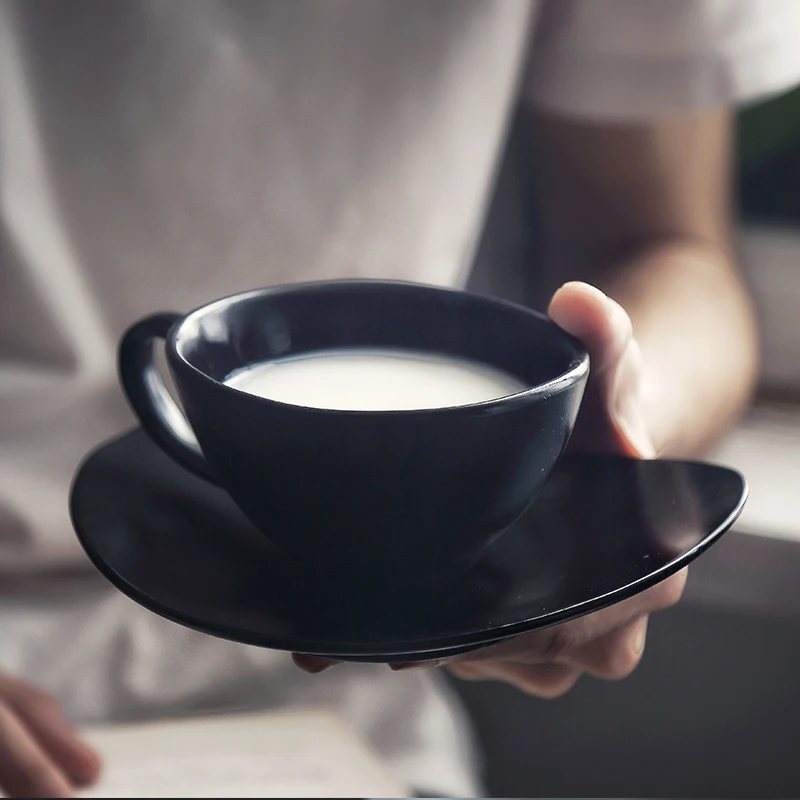 

NIMITIME European Style Household Ceramic Coffee Cup Dish Tea Cup Afternoon Coffee Cup Drinkware Set