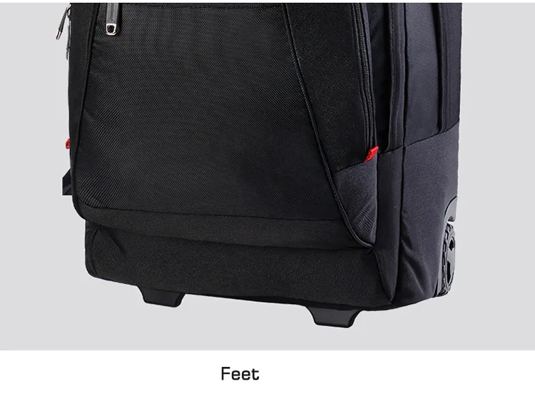 2 в 1 50л рюкзак на колесиках, деловая дорожная сумка, Большой Вместительный водонепроницаемый чемодан, рюкзак для ноутбука, швейцарский Многофункциональный багаж