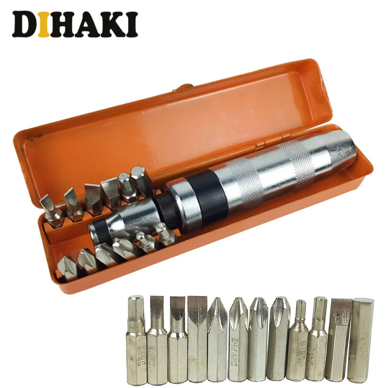 13 in 1 Detachable Screwdrivers sets Professional Heavy duty Impact Driver Screwdrivers Bits Set