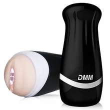 New 3D Realistic Pussy Male Masturbator Vibrator Soft Silicone Vagina Vibrating Masturbation Cup Stimulator Sex Toys For Men