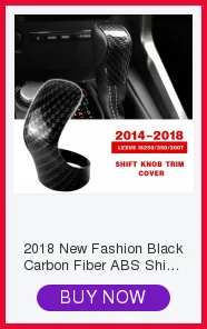 Новая модная черная ручка переключения передач из углеродного волокна ABS Накладка для Lexus для IS250 для 350 для 200T- внутренние части