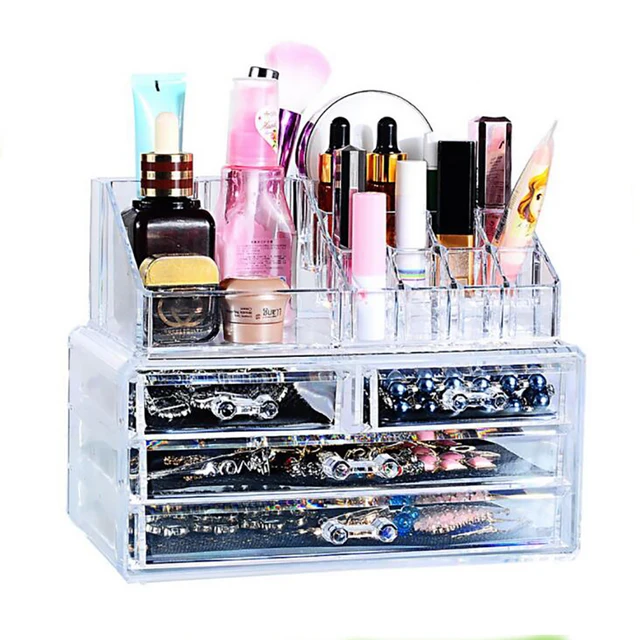 What Girls Need Makeup Storage Transparent Makeup Organizer