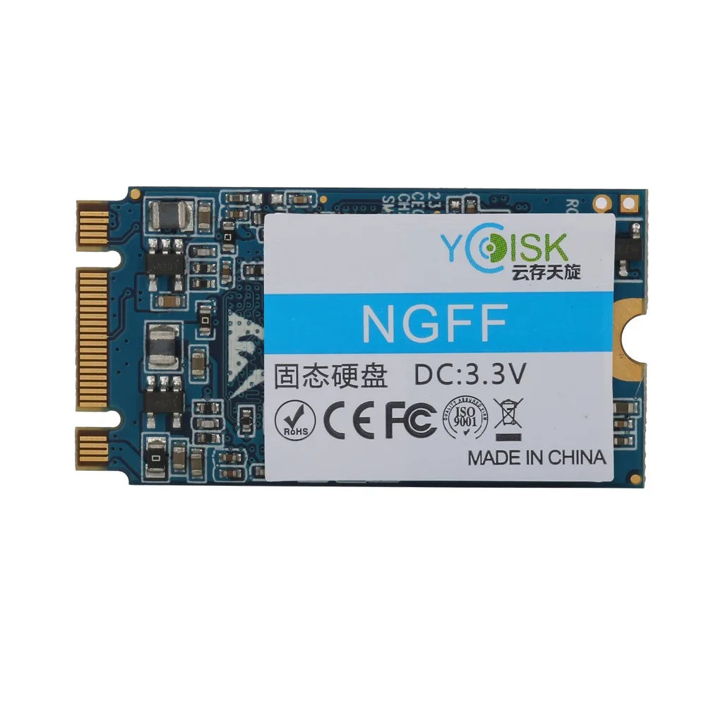 Goldendisk YCdisk последовательный NGFF SSD 128GB 2260 olid State Drive внутренний мини mSATA SSD 2242 стабильный M2 SSD для Ультра ПК