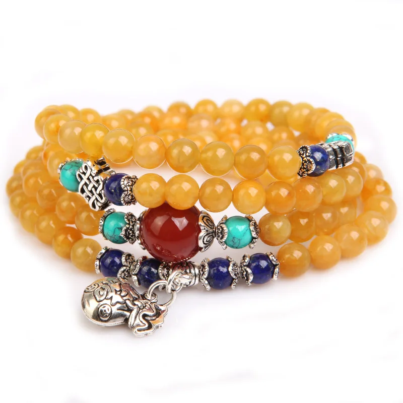 

Bracelet For Men And Women Paragraph Yufu Bags With Red Crystal 925 Thai Silver Wrist Perimeter 14-18CM