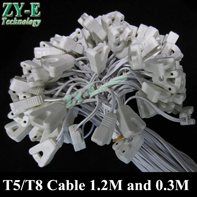 10pcs/Lot T5/T8 cables light box wire fluorescent lamp line led