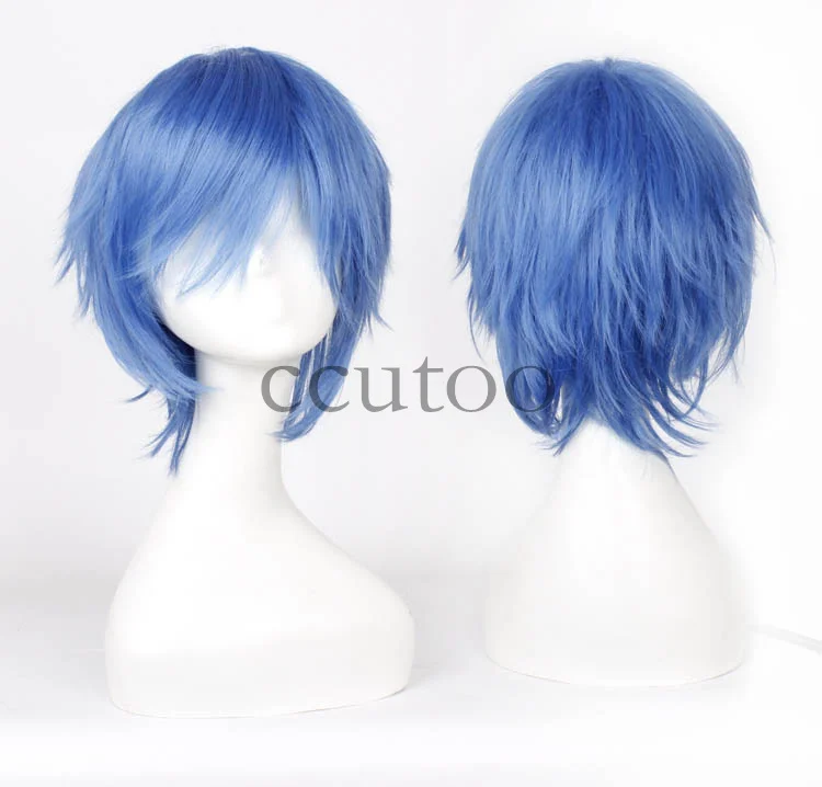 Ccutoo 1" куроко Tetsuya синий короткий пушистый лохматый слоистых теплостойкость Волокно Синтетические волосы Косплэй парик - Цвет: 4/30HL