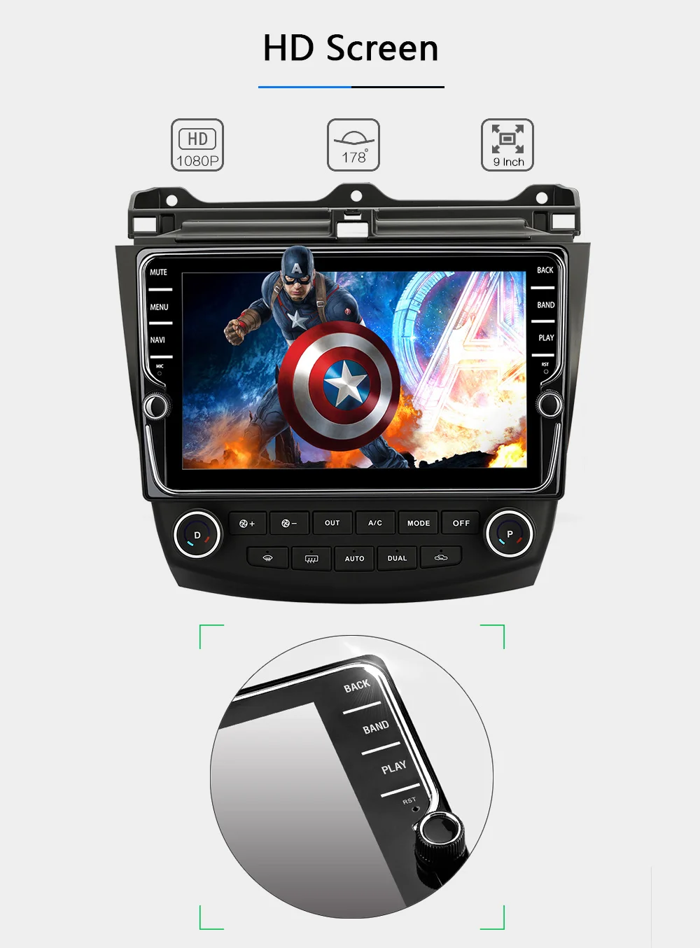 FUNROVER " android8.0 автомобильный dvd gps мультимедийный стерео плеер для Honda Accord 7 2003-2007 Авто Радио Видео навигация rds BT wifi