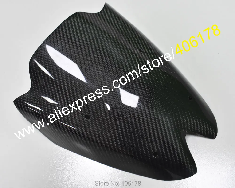 Front Motorcycle Windshield Windscreen for Kawasaki Ninja ZX6R 09-15//ZX10R 16-17
