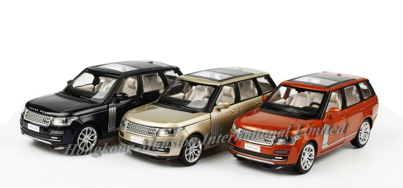 1:32 Масштаб Роскошная литая под давлением металлическая модель автомобиля для новой коллекции Range Rover внедорожная модель дорожного транспортного средства игрушки автомобиль