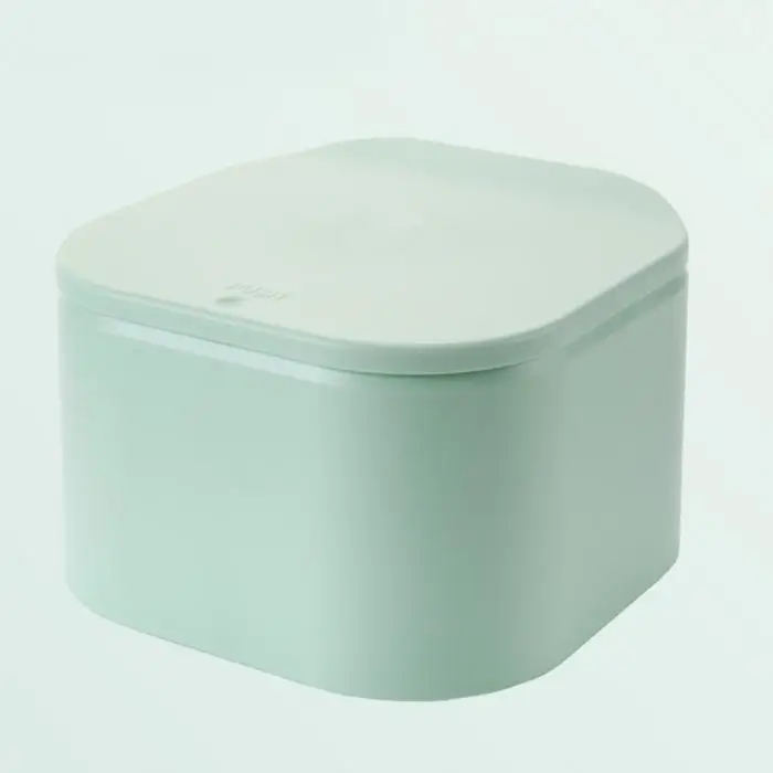 Desktop Mini Trash Can Press-on Waste Garbage Basket for Office Table@LS