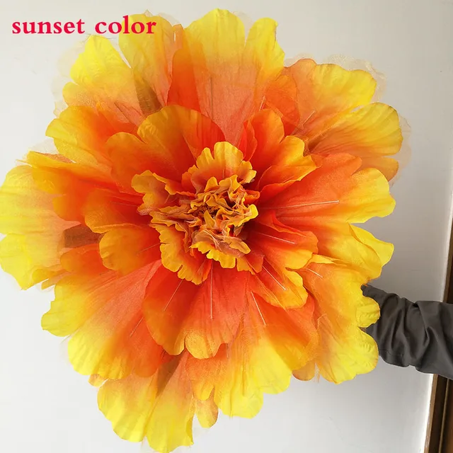peony Artificial flowers Dancing props The simulation flower Dance