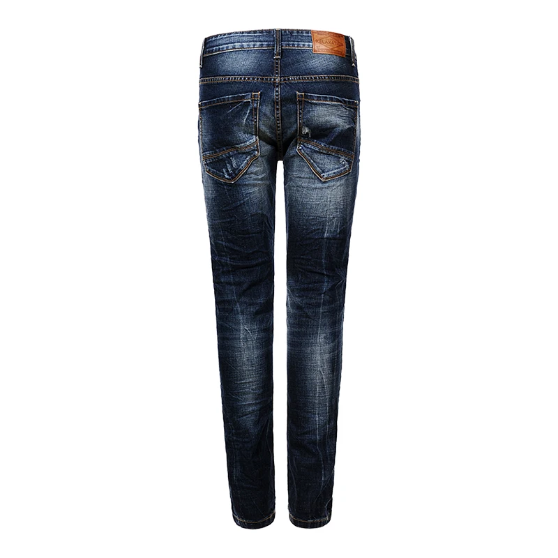 GLO-STORY, высокое качество, уличная одежда, мужские повседневные рваные мужские джинсовые брюки, джинсовые брюки-карандаш для мужчин, осень, MNK-7695