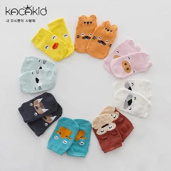 

Kacakid 100% cotton Baby socks rubber Anti Slip floor socks cartoon Animals kid's socks 0-3years baby 8 colors