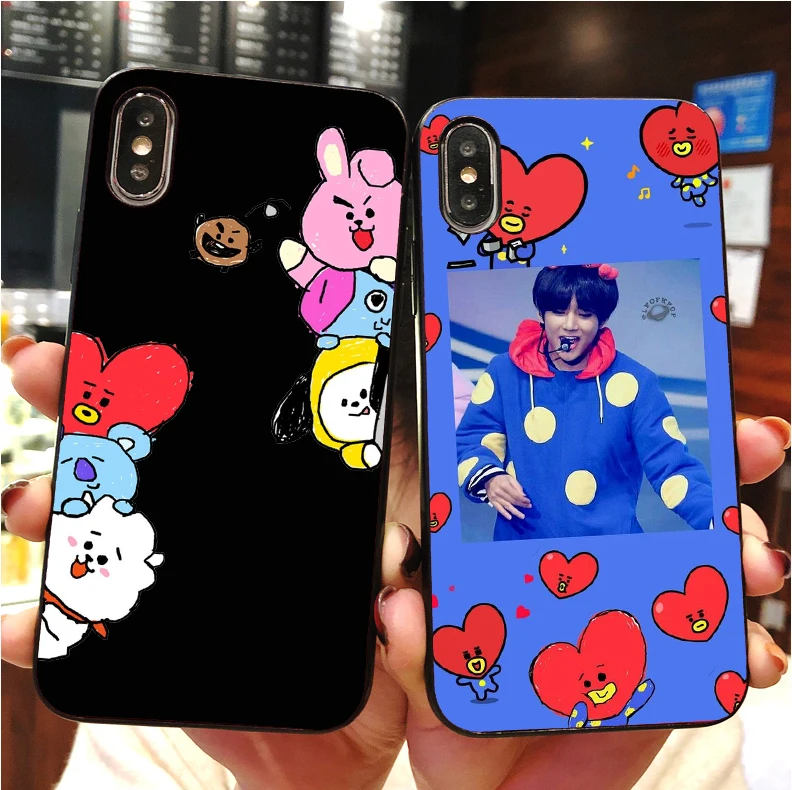 Новый BTS Корея Bangtan мальчики Young Forever BT21 Мягкий Силиконовый ТПУ чехол для телефона