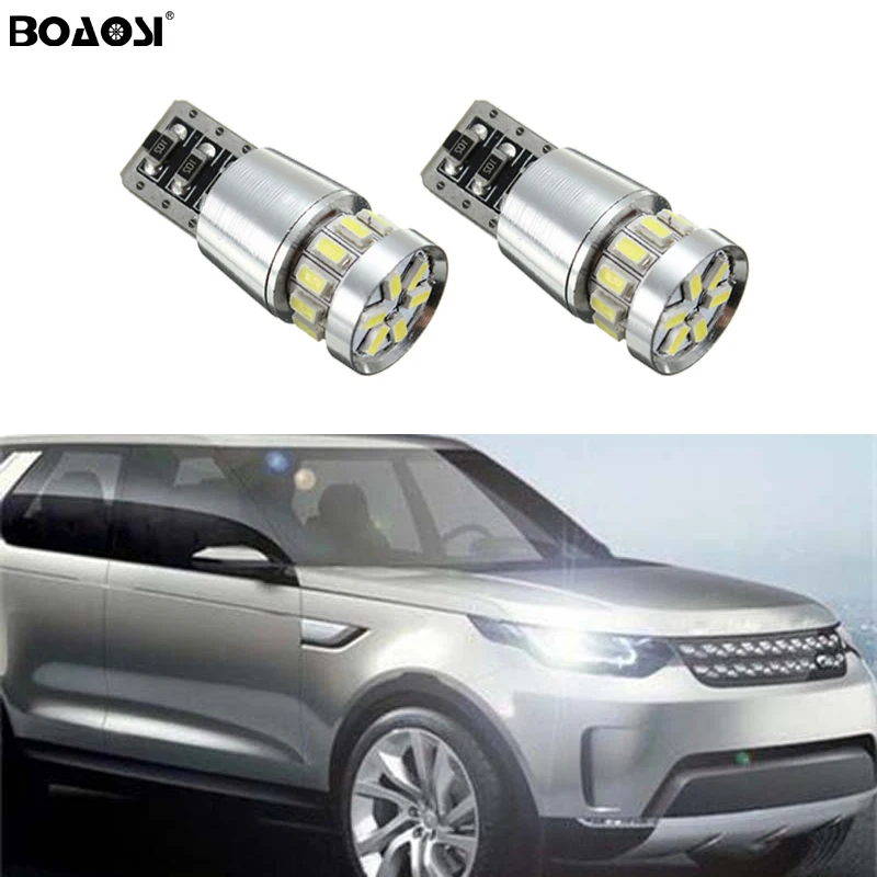 

2x New Car LED T10 Canbus W5W No error Wedge Light For Land Rover v8 discovery 4 2 3 x8 freelander 2 defender A8 a9