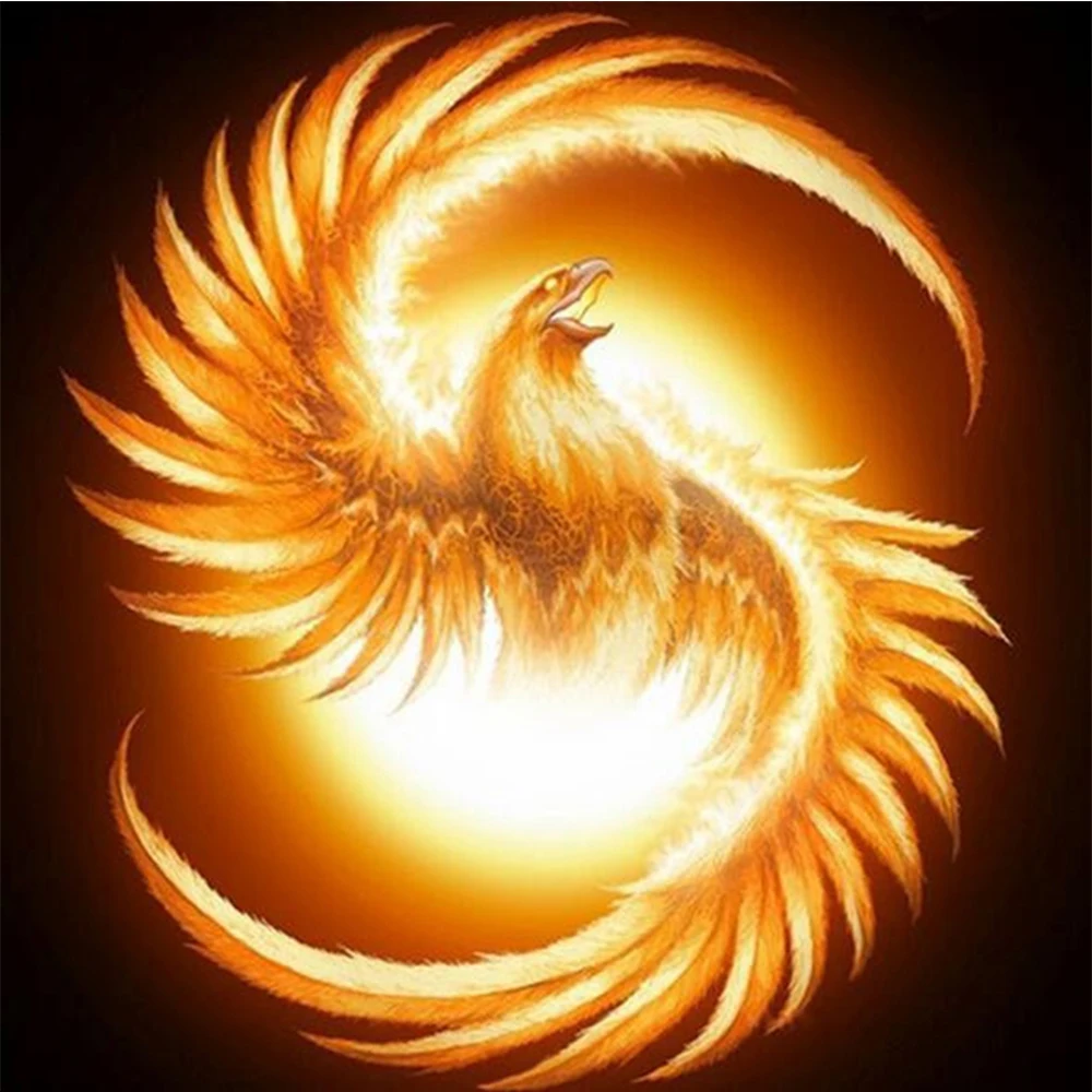 

LI LOYE DIY 5D Diamond Embroidery Cross Stitch Sun bird Pattern Round Full Diamond Mosaic Picture Pasted Needlework Decor RT937