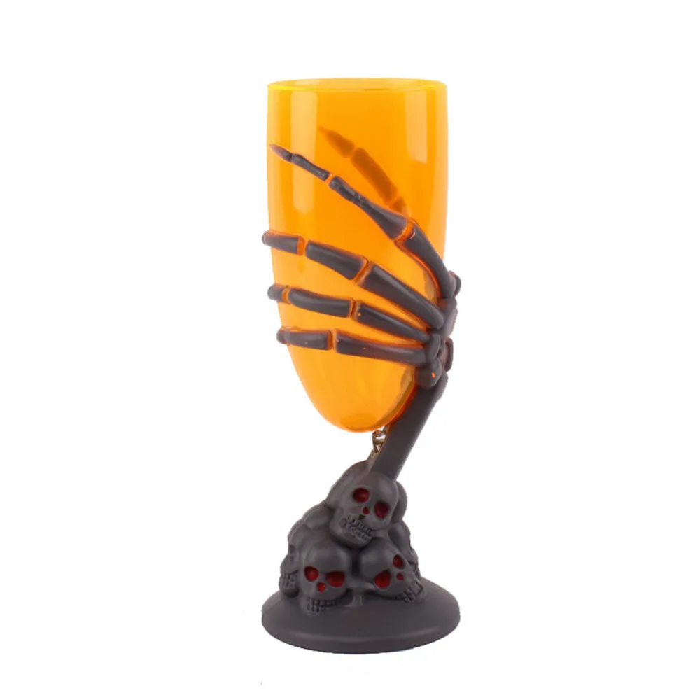 Glowing Wine Cup Claw Party Spooky Skeleton SKull Halloween Goblet LED Scary Tour hiking Portable Portable Wine Cup #Q22R (7)